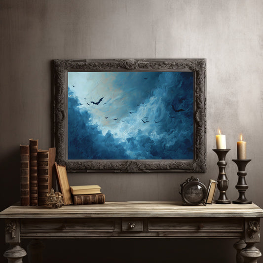 Birds Dance Through Storm Clouds