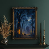 Lanterns Guide Midnight Wanderers Home