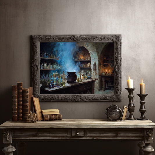 Alchemist's Chamber Breathes Blue Smoke