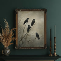 Ravens Hold The Barren Branch