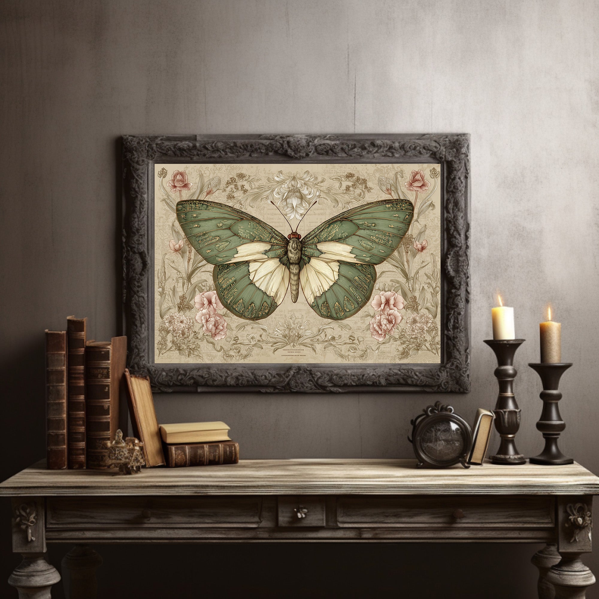 Scholar's Garden Meets Emerald Wings