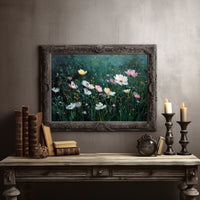 Cosmos Dance Against Forest Depths