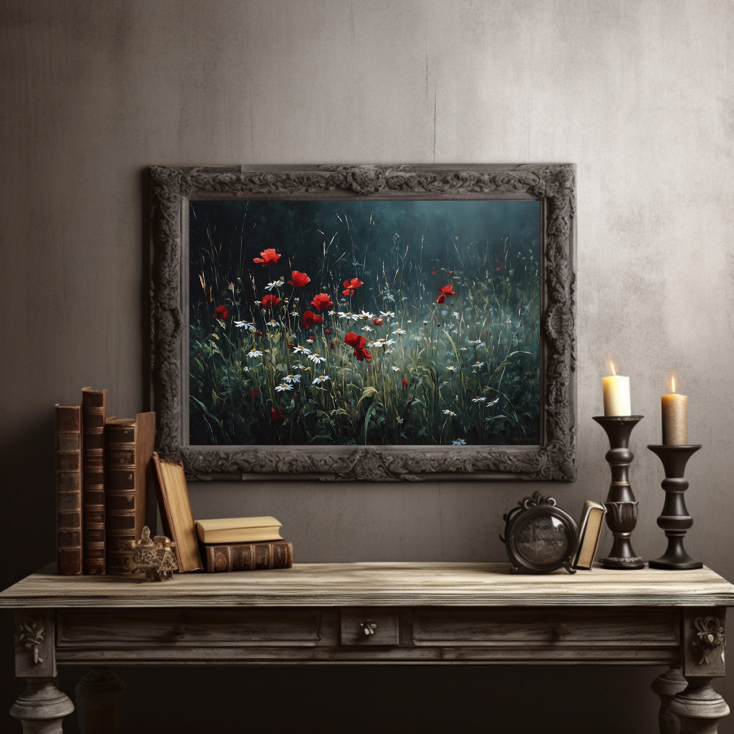 Poppies Dance Among Literary Worlds