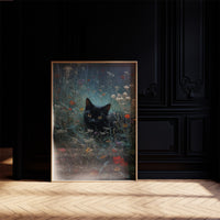 Midnight Prowls Among Wildflowers