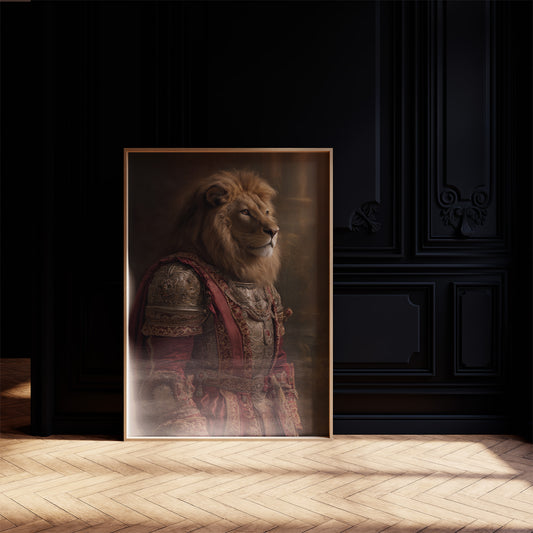 Noble Mane In Royal Attire