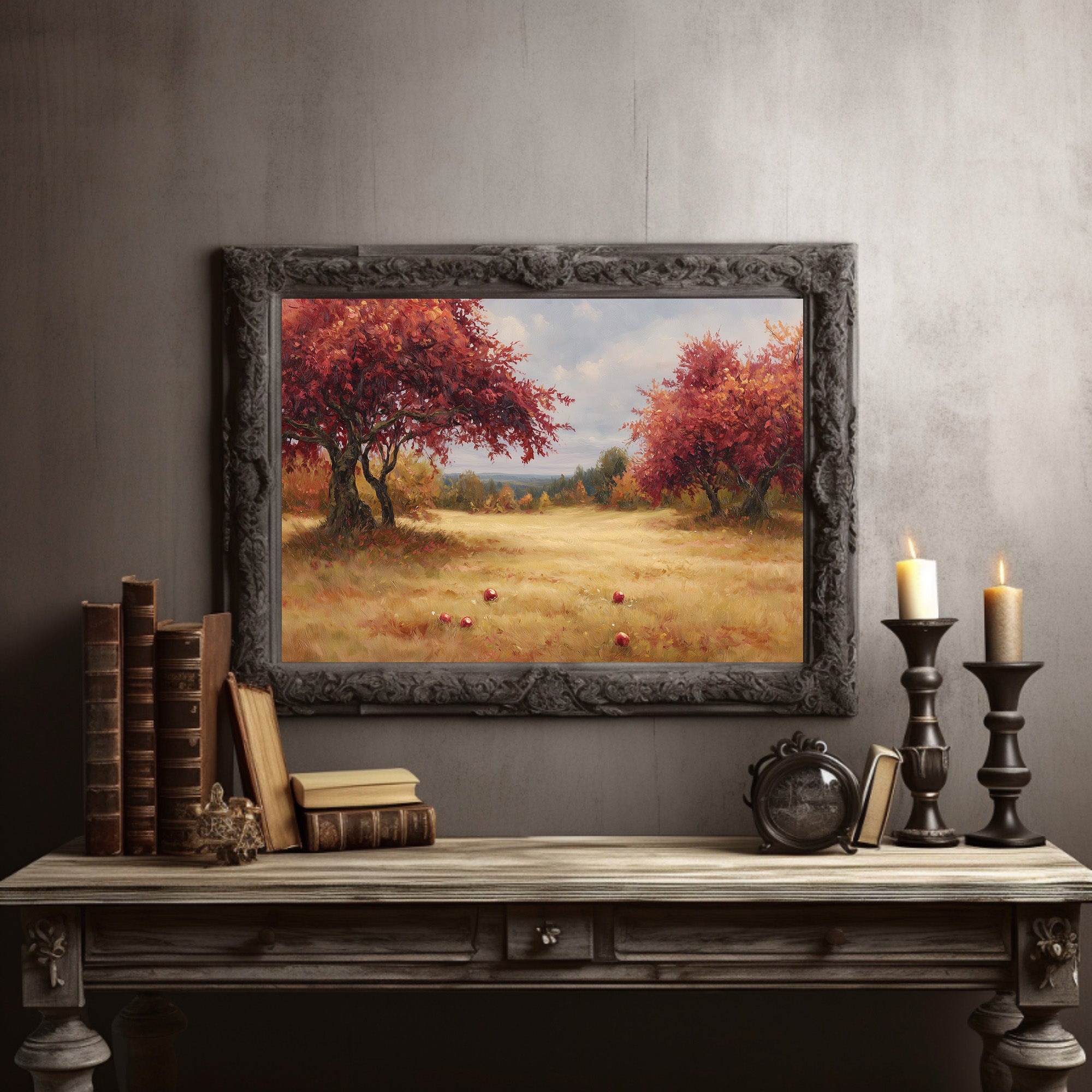 Crimson Meadow Between Worlds