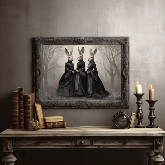 Victorian Hares Tell Forest Tales