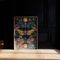 Midnight Moths Chase Celestial Dreams