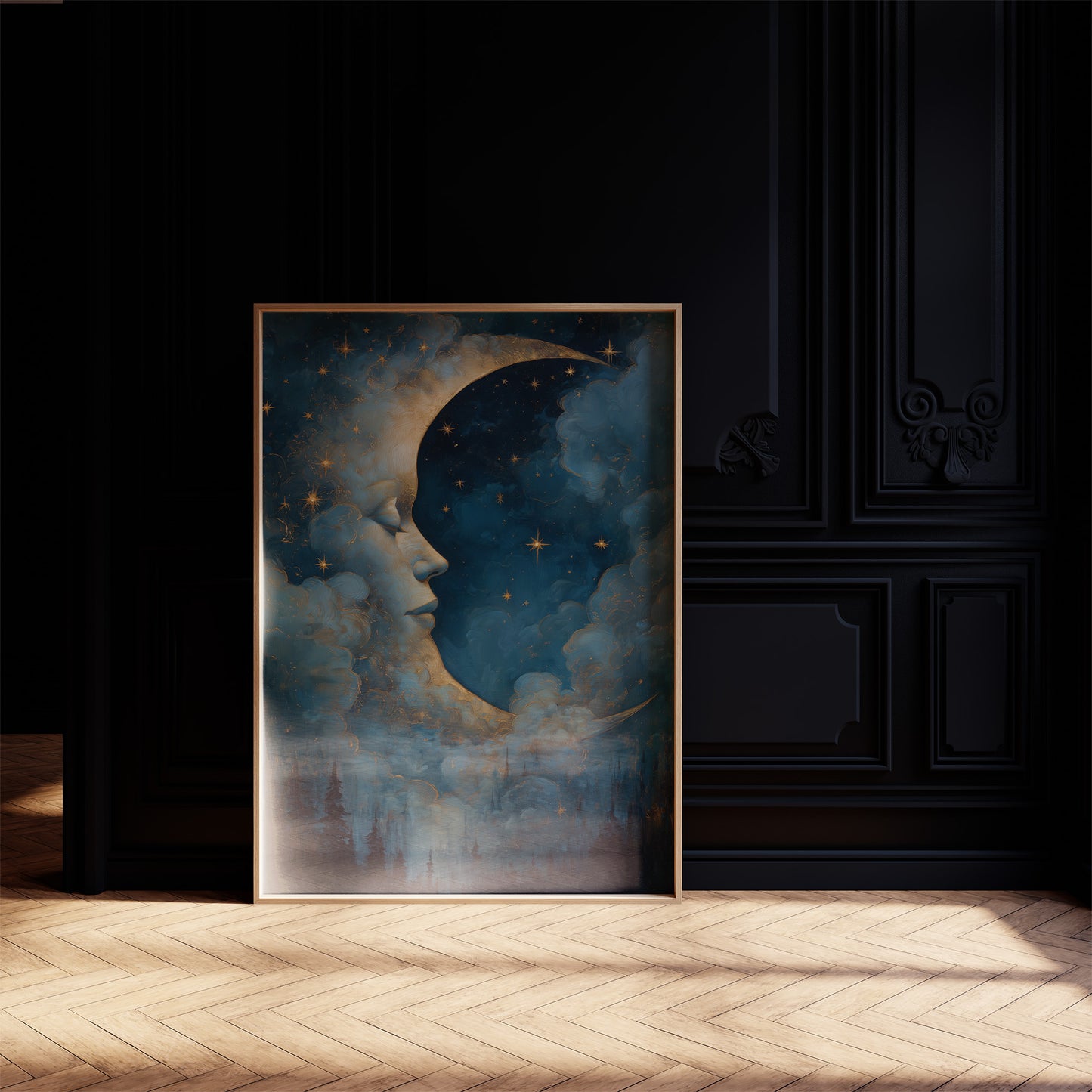 Midnight Dreams In Celestial Blue