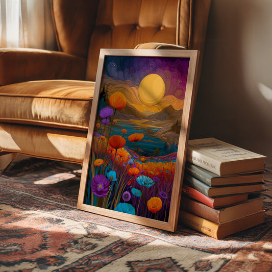 Poppies Bow To Golden Tide