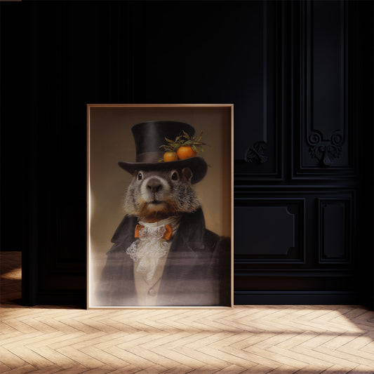 Dapper Marmot With Citrus Crown