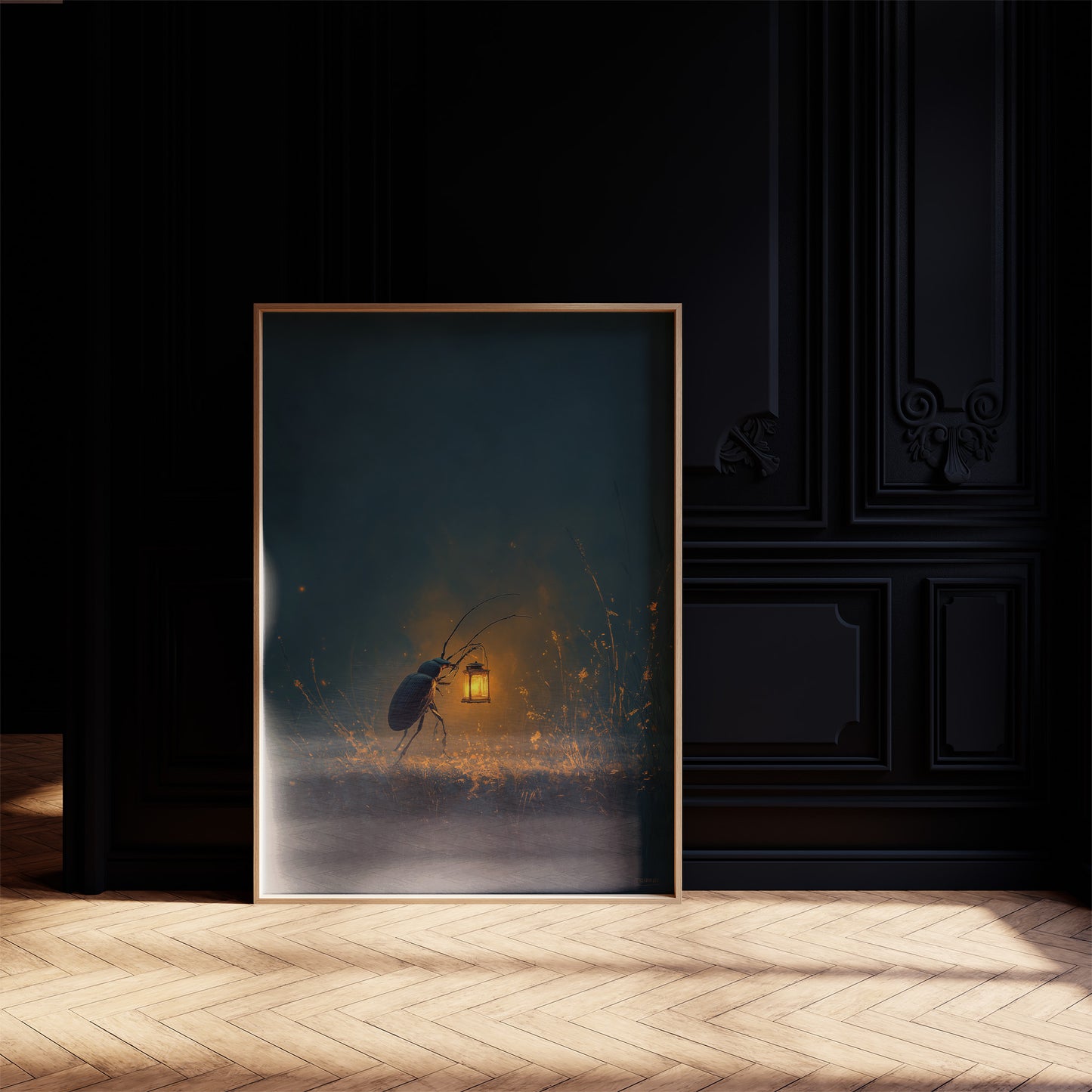 Midnight Keeper Carries Golden Light