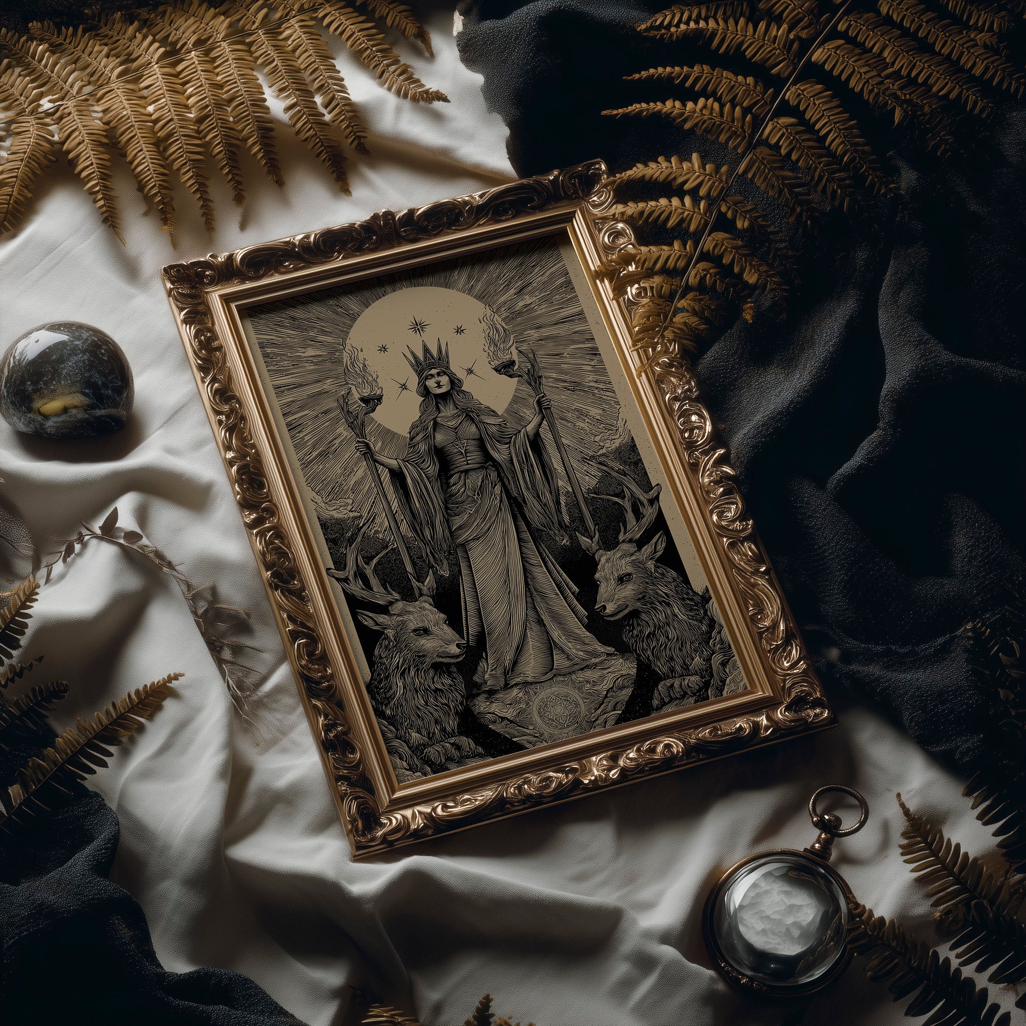 Crowned Between Stags And Stars