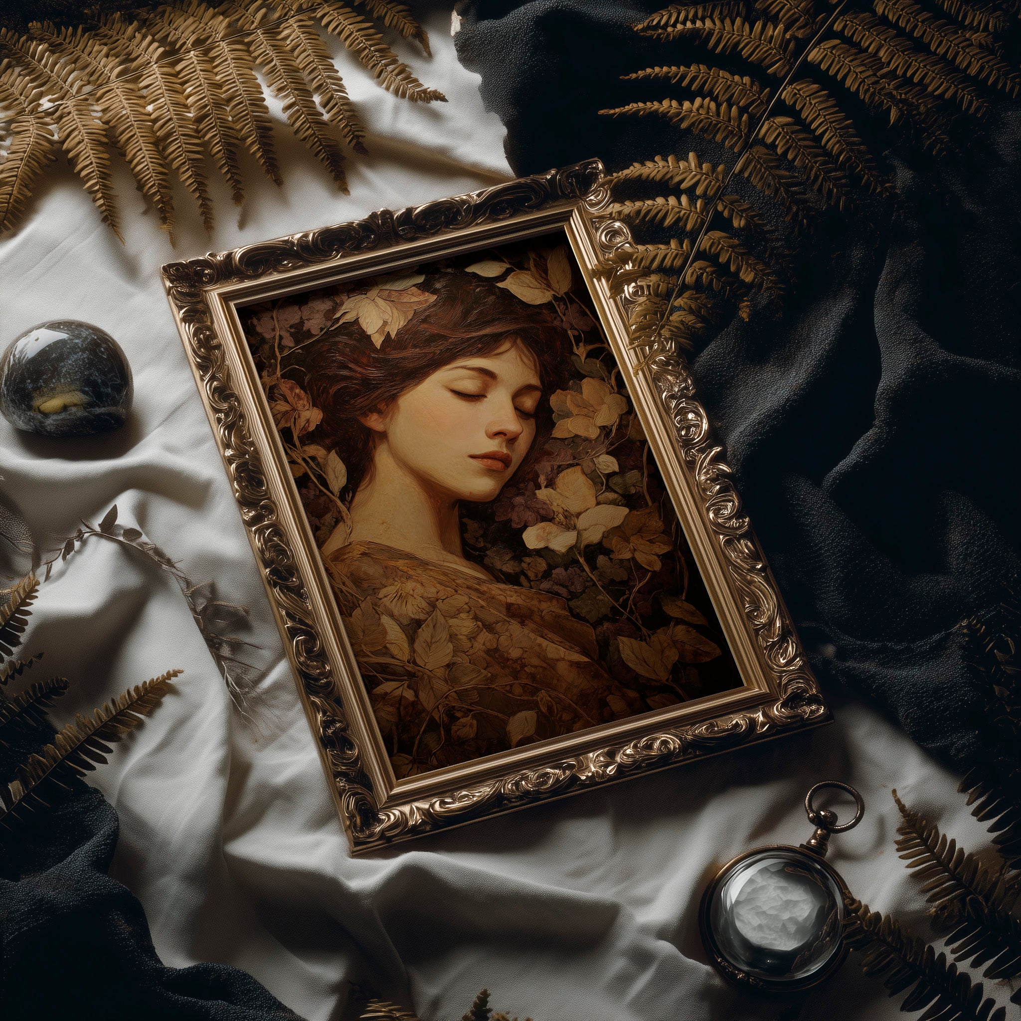 Petals Rest On Autumn Sleep