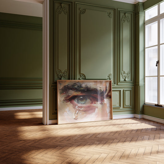 Teardrops Fall From Azure Gaze