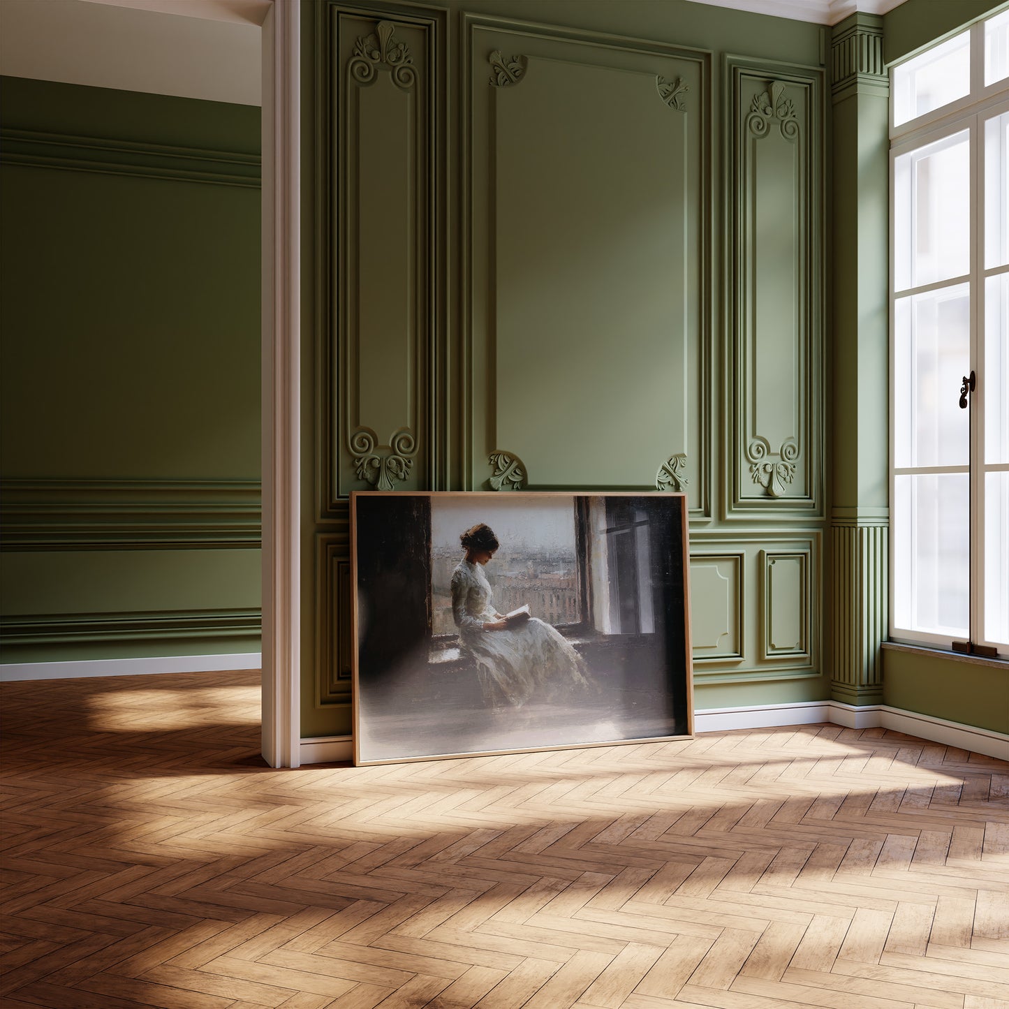 Pages Between Window Light