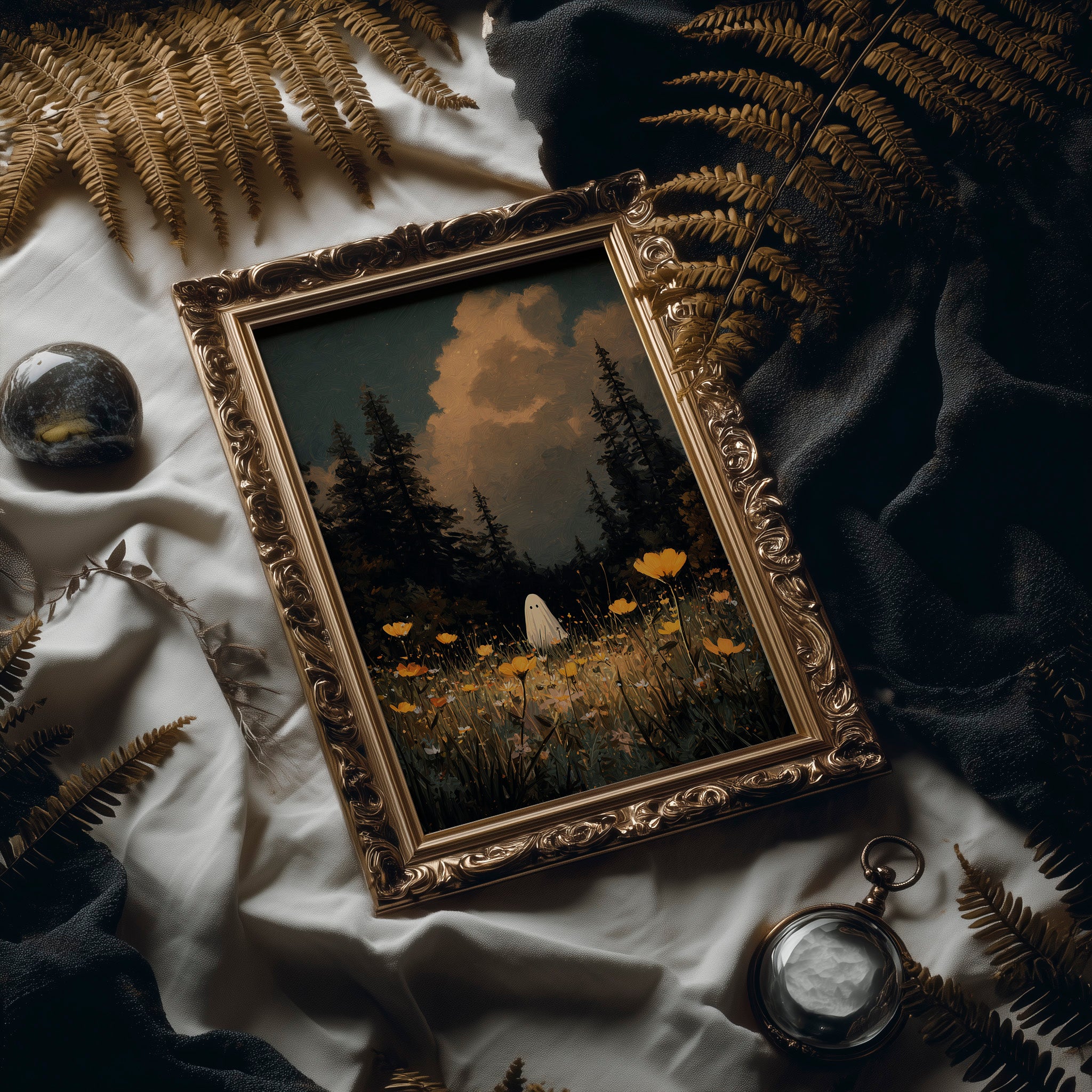 Phantom Among Golden Meadow Blooms