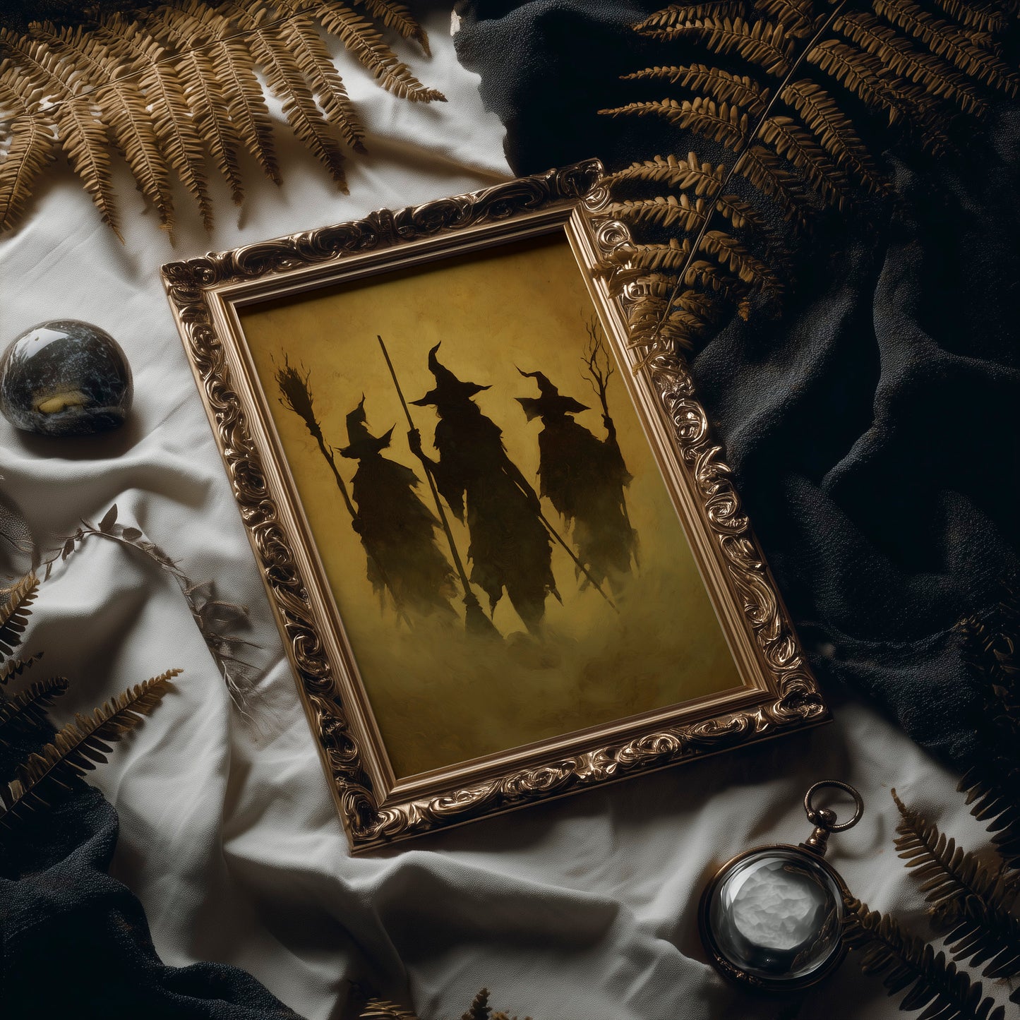 Ancient Coven Walks Through Mist