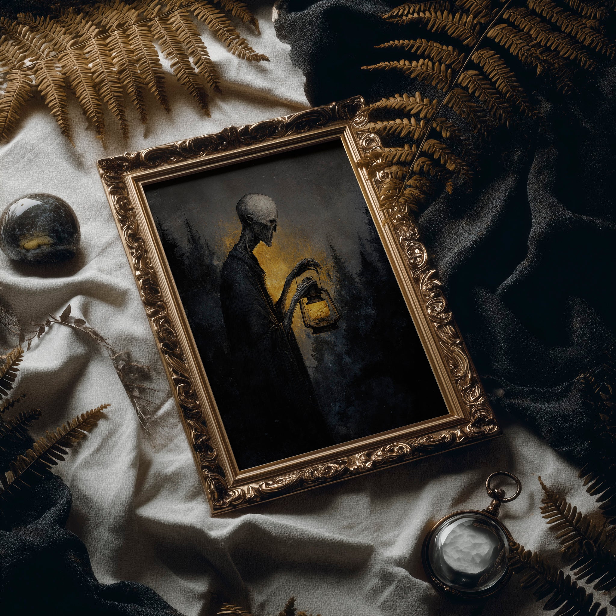 Ancient Light Guides Forest Path