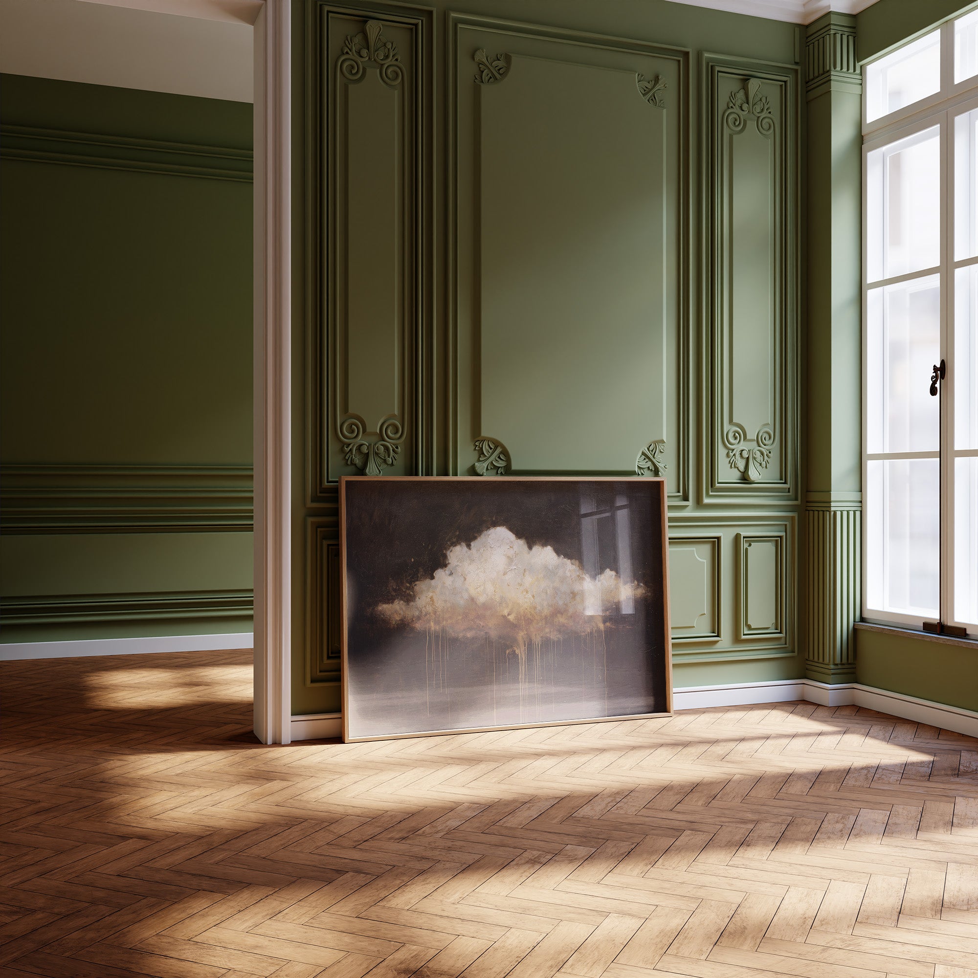 Floating Memory Against Dark Sky