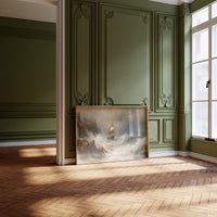 Seafarer's Tale Among Leather Spines