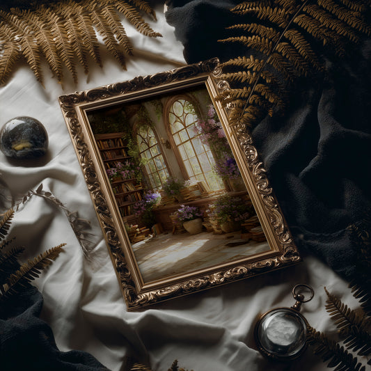 Books Bloom Where Light Enters