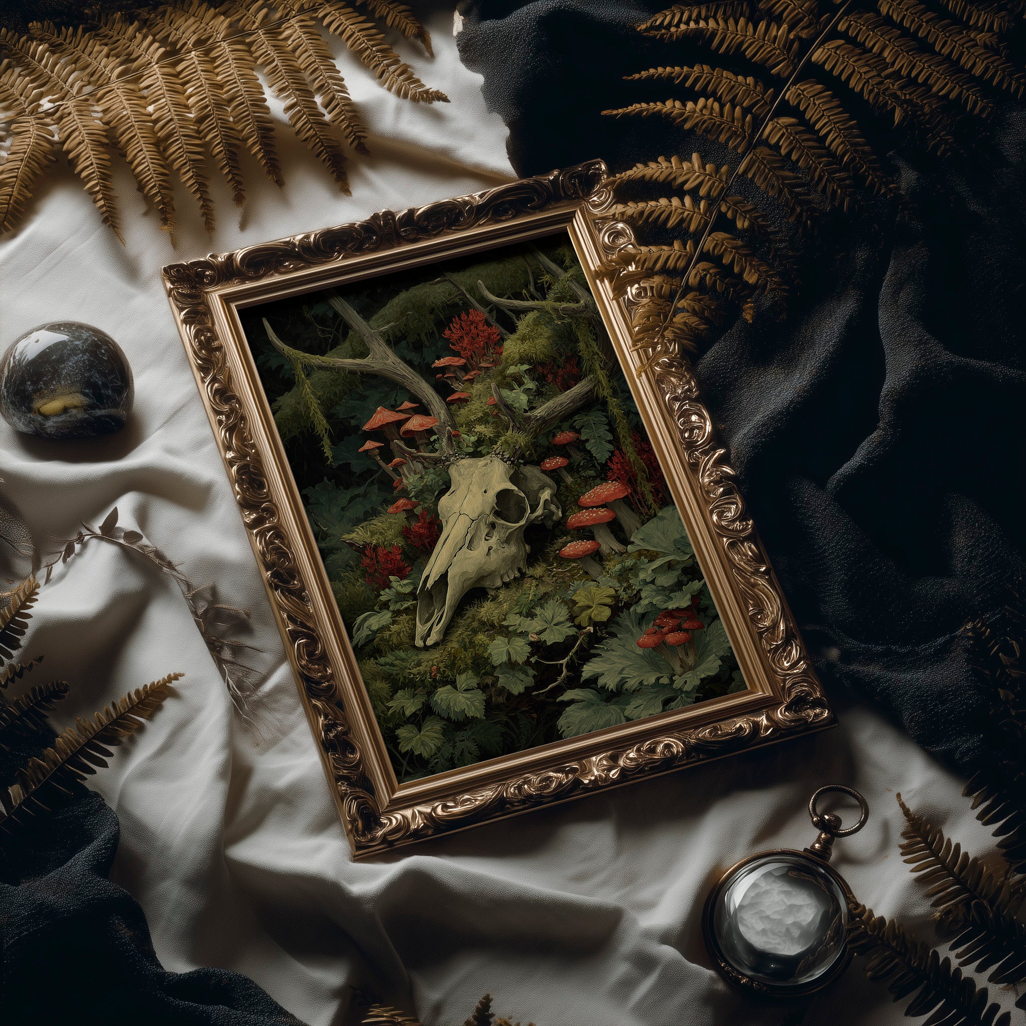 Forest Floor Reclaims Ancient Bones