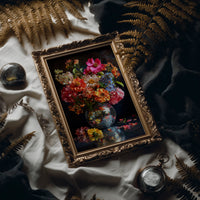 Disco Vase Blooms After Dark