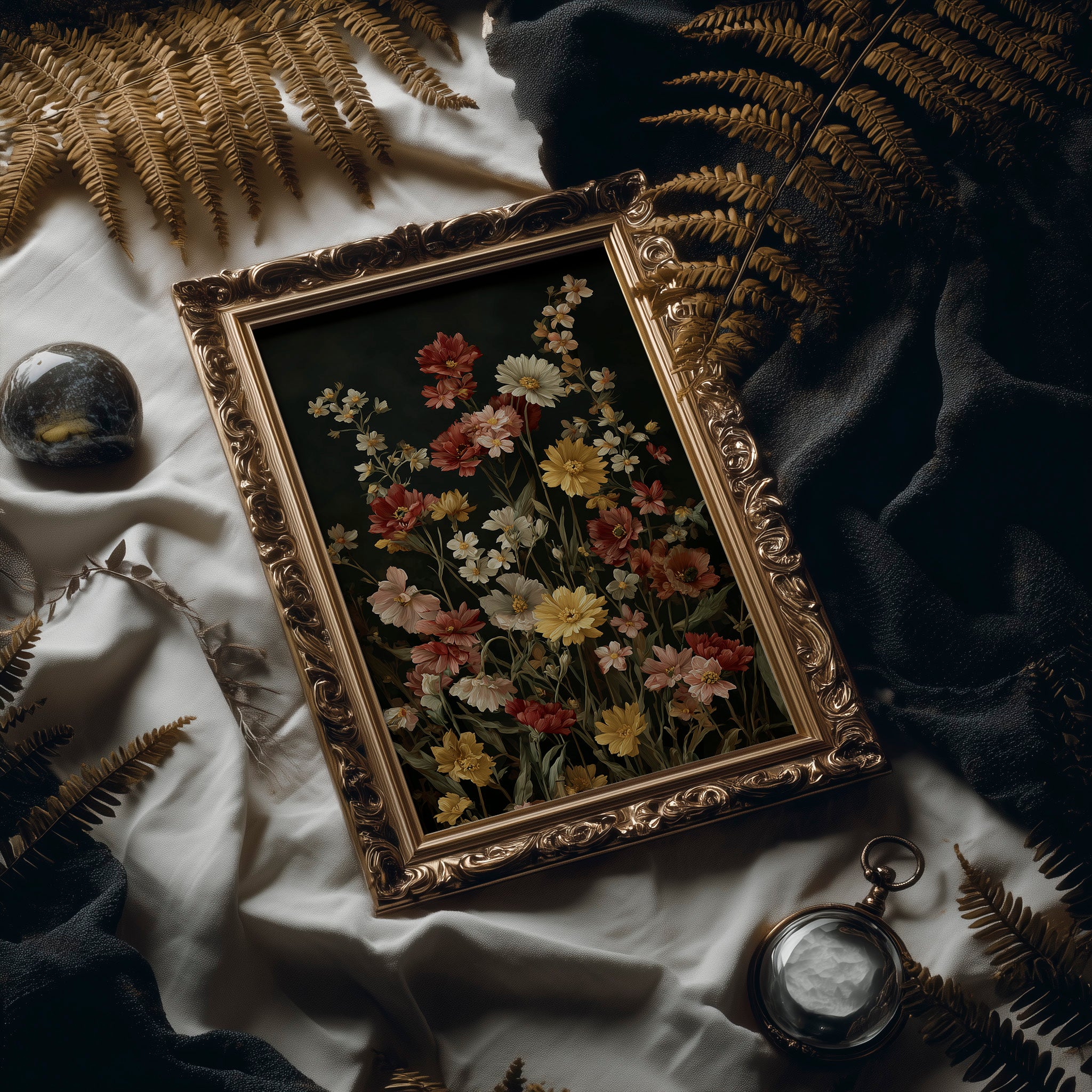 Blooms Against Midnight Walls