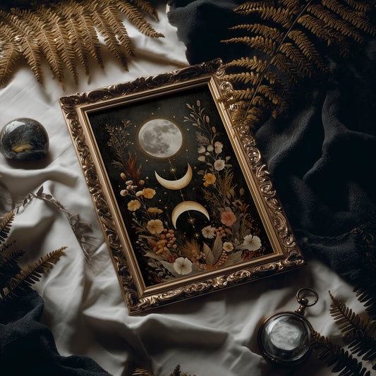 Lunar Garden Between Cosmic Tides