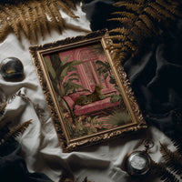 Jungle Royalty On Rose Velvet