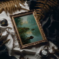 Turtle's Rest In Morning Mist