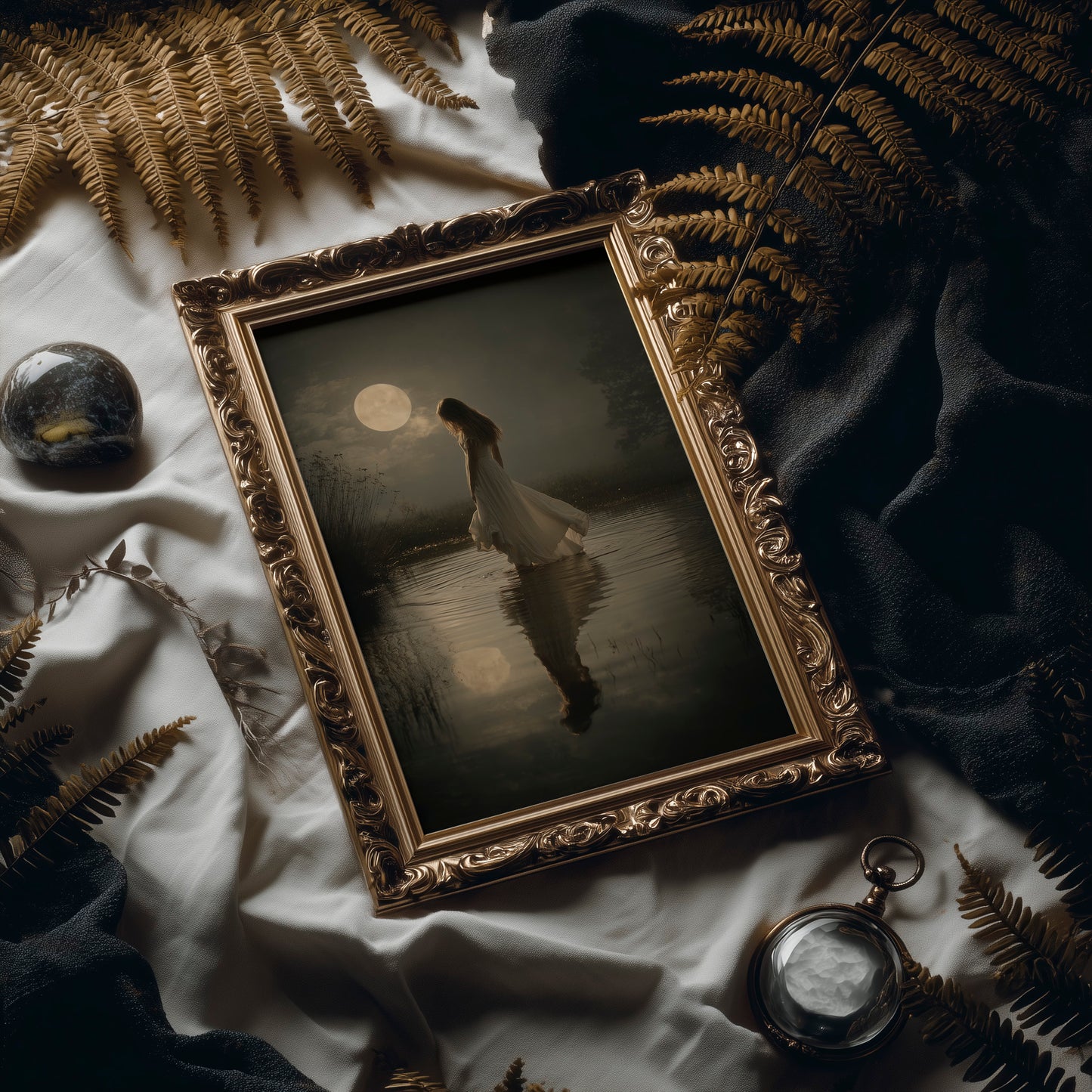 Moonlit Waters Carry Her Dreams