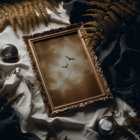 Twilight Hunters Cross Sepia Skies