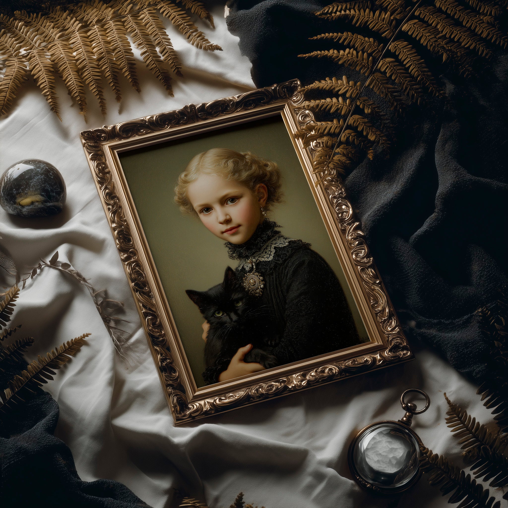 Midnight Companion In Golden Light