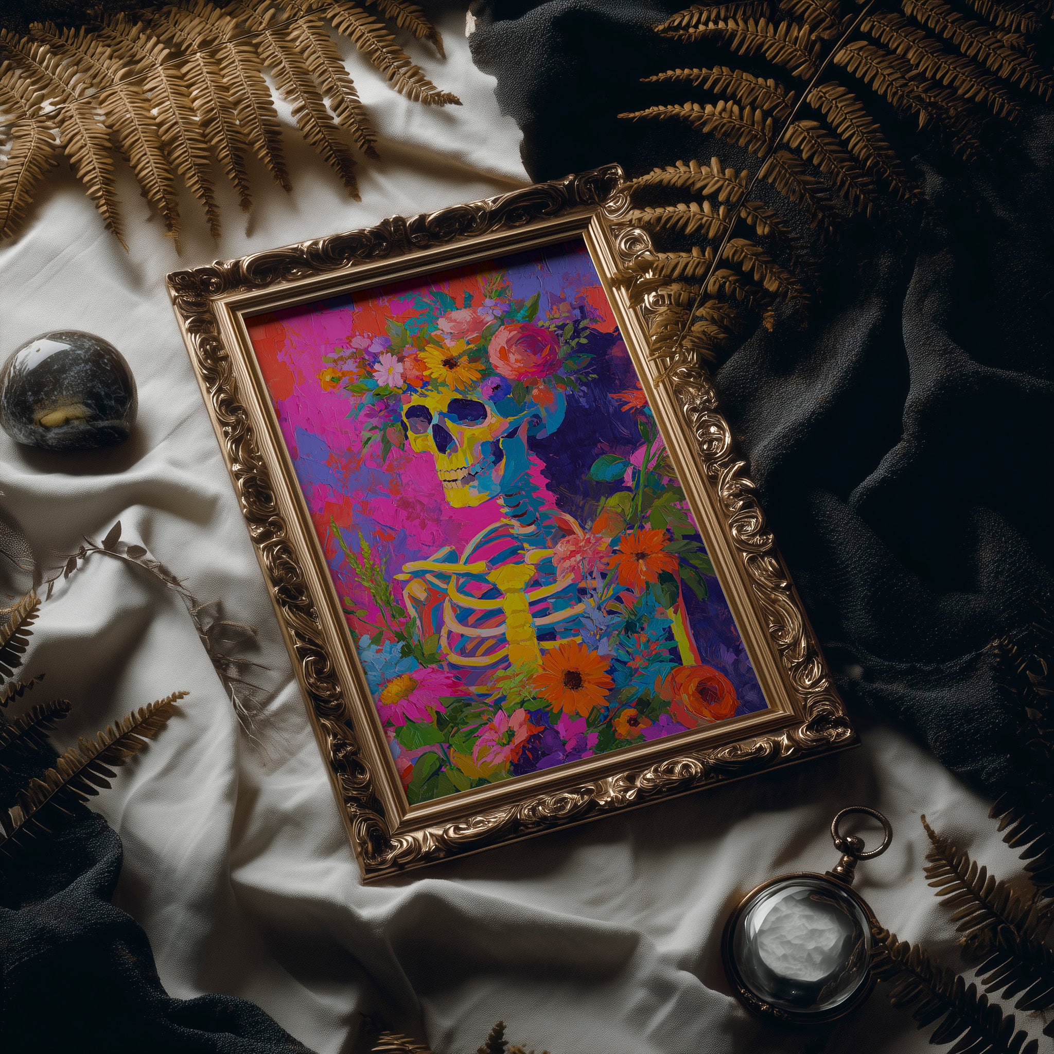 Vibrant Bones Bloom With Life