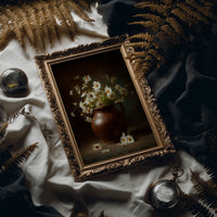 Daisies Dance In Earthen Vessel