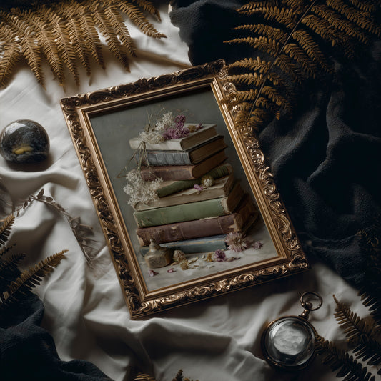 Faded Spines Collect Dried Blooms