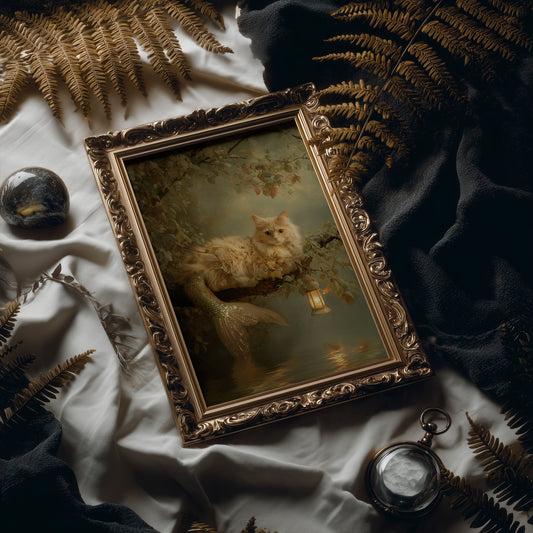 Feline Myths Beneath Autumn Boughs