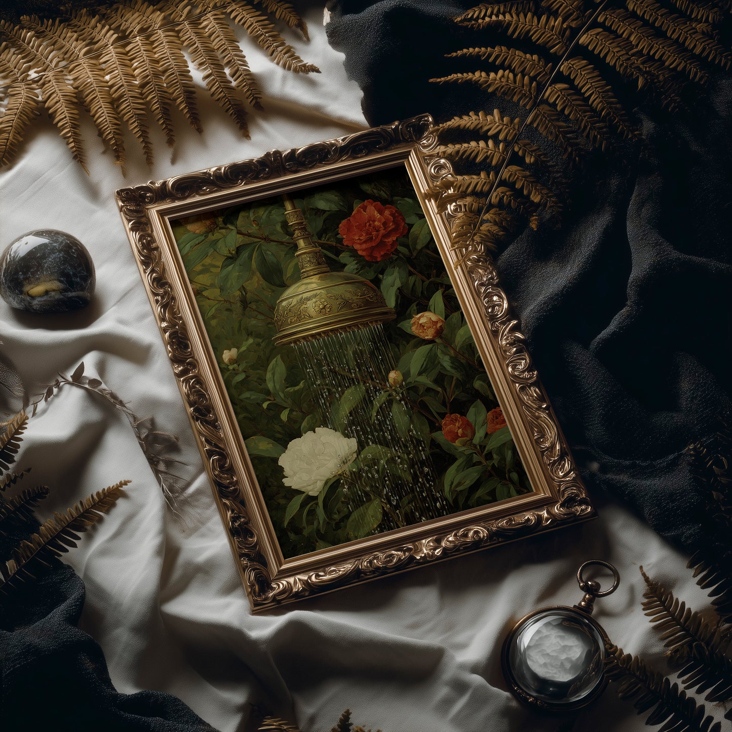 Brass Waters Nourish Garden Secrets