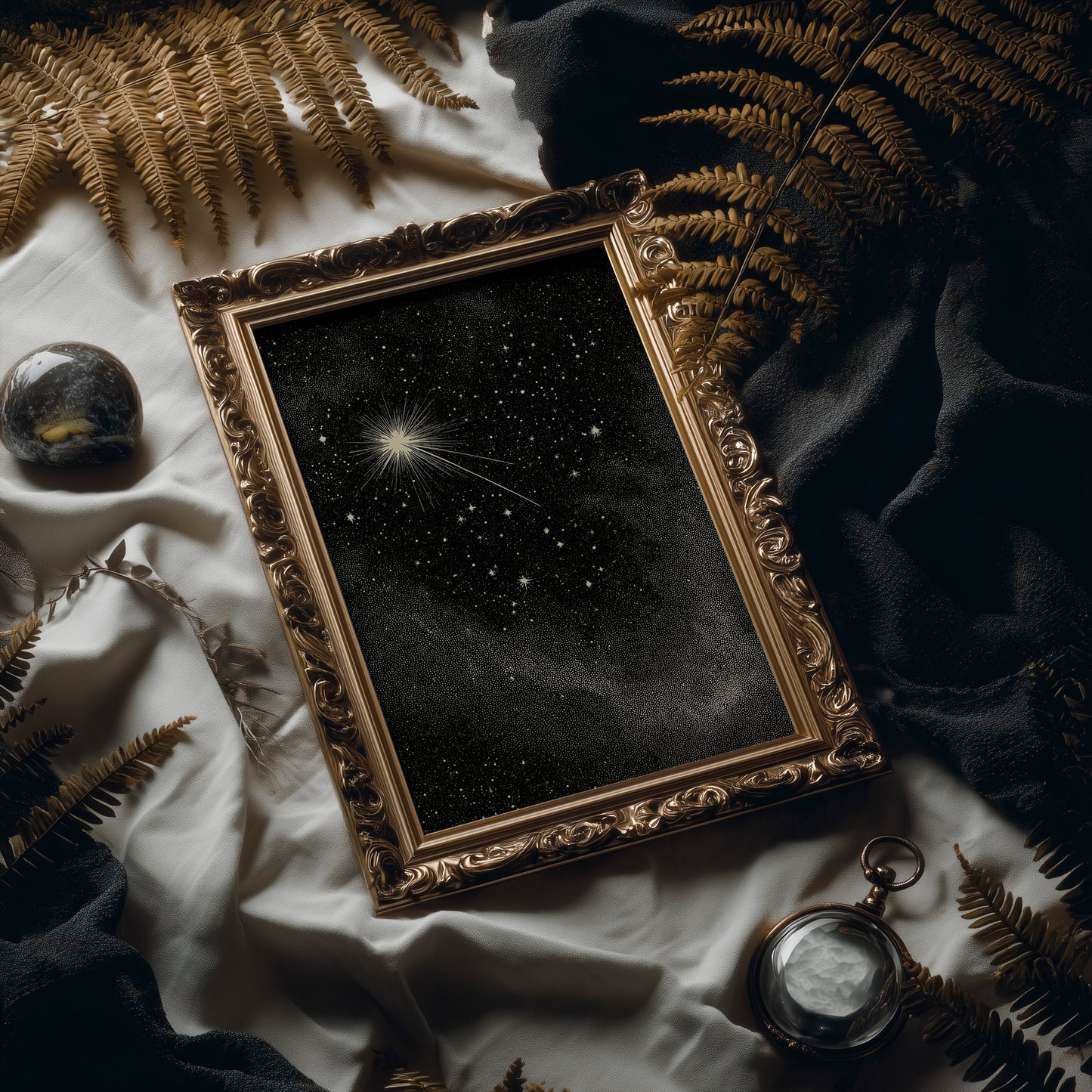 Celestial Beacon Calls Through Night