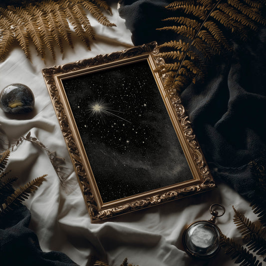 Celestial Beacon Calls Through Night