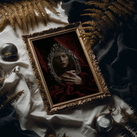 Velvet Secrets Behind Silver Frame