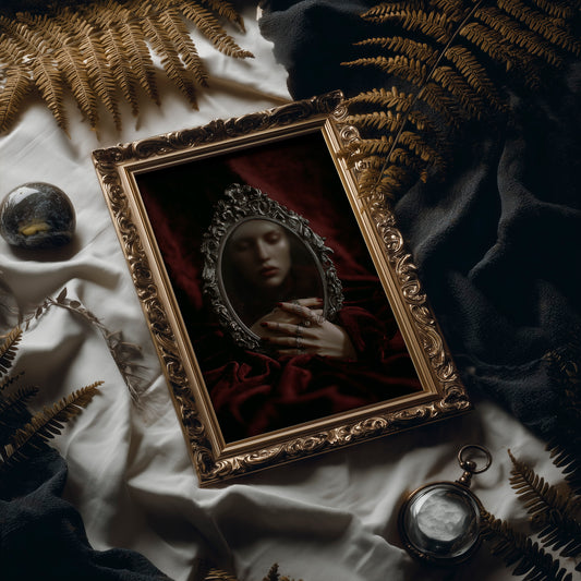 Velvet Secrets Behind Silver Frame