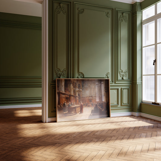 Scholarly Halls Meet Classical Canvas