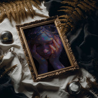 Cosmos Held Between Fingers