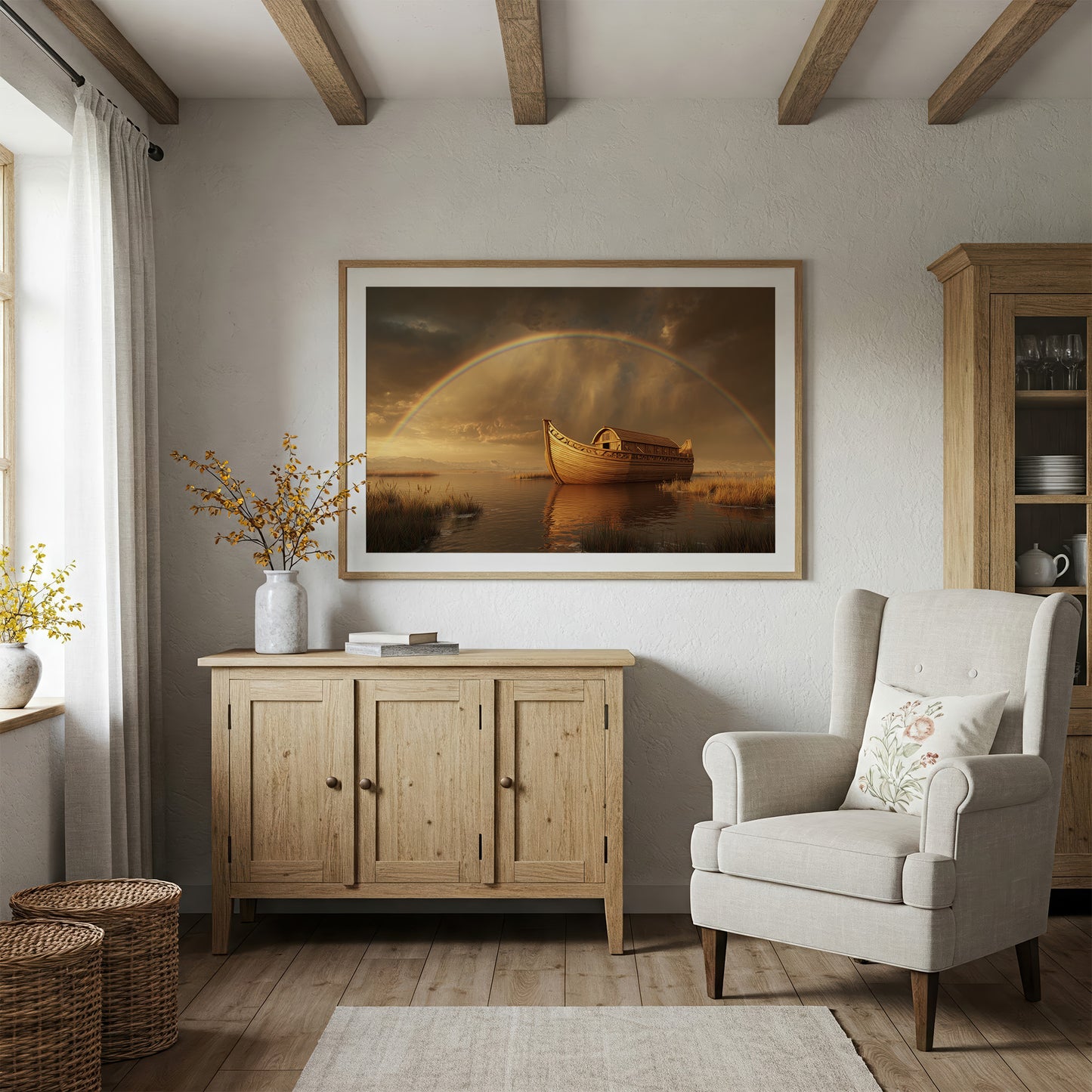 Ark Beneath Stormy Promise