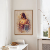 Sacred Heart In Gentle Light