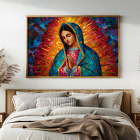 Mosaic Prayer In Vibrant Hues