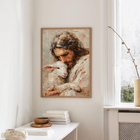 Tender Shepherd Holds The Innocent